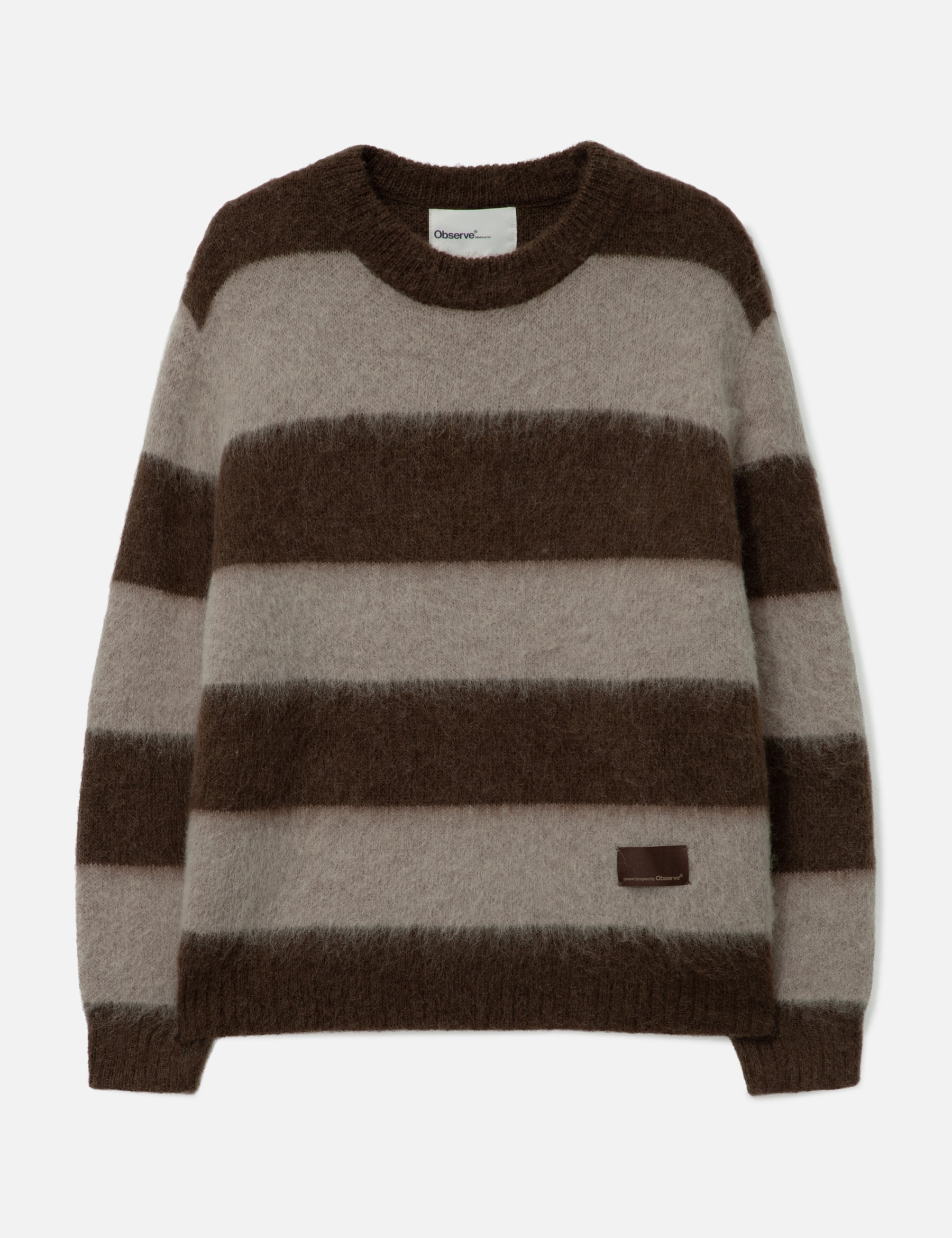 Wool Mohair Striped Knit Sweater view 16
