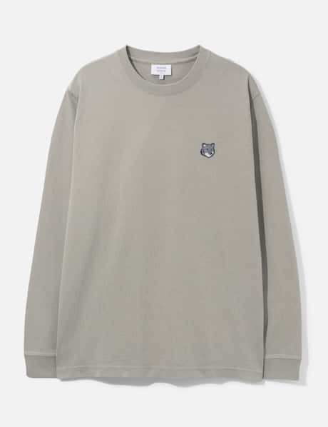 메종 키츠네 Fox Head Comfort Long Sleeve Tee-Shirt