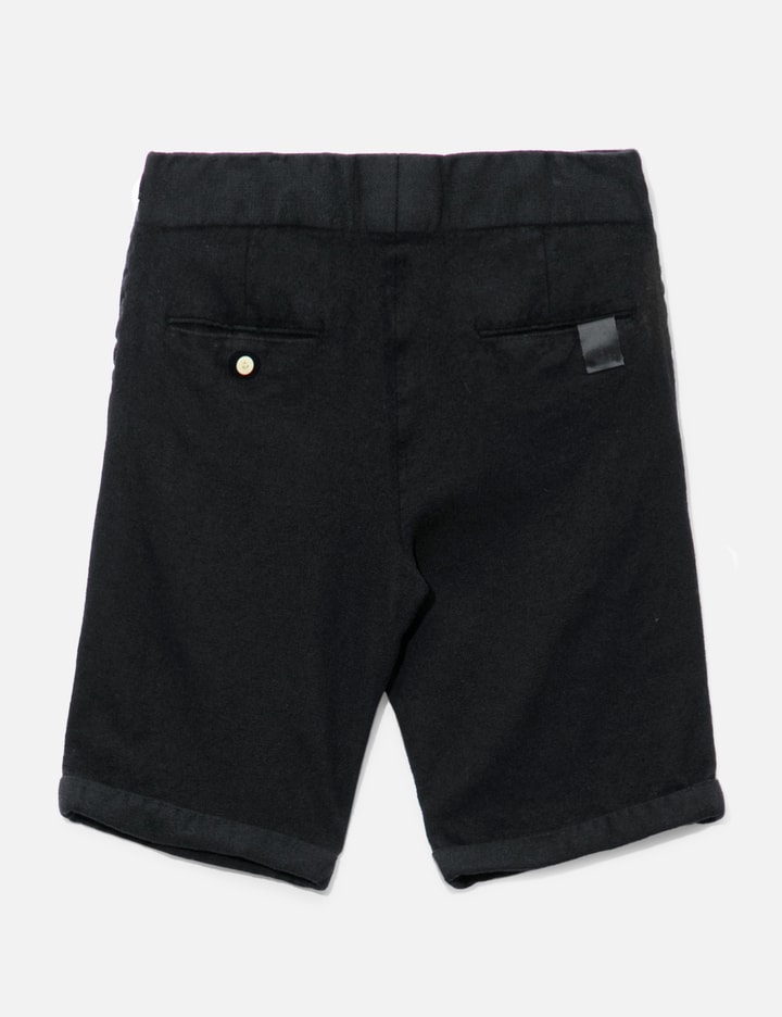 Shop N.hoolywood Mister N Hoolywood Wool Shorts In Black