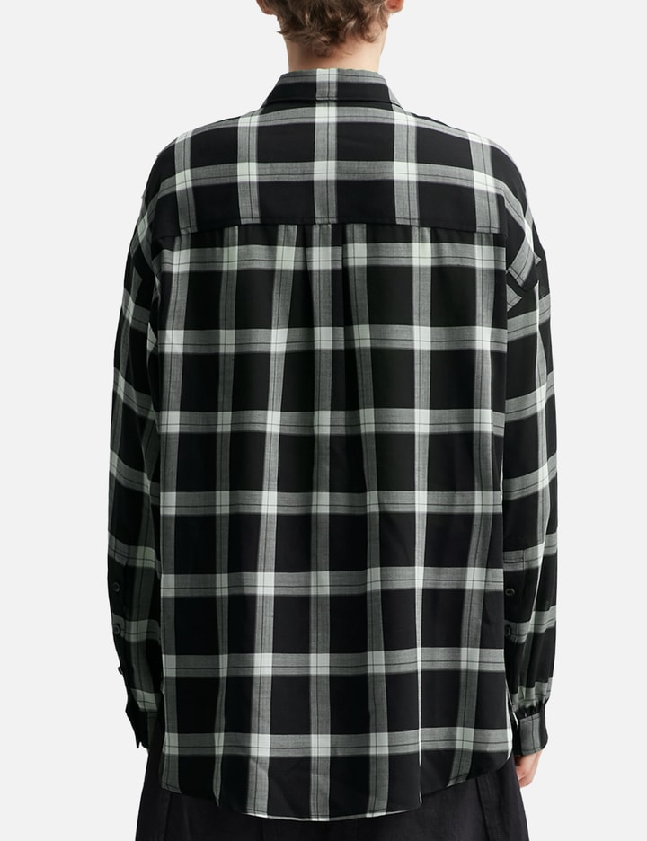 Asymmetric Pleats Check Shirt Placeholder Image
