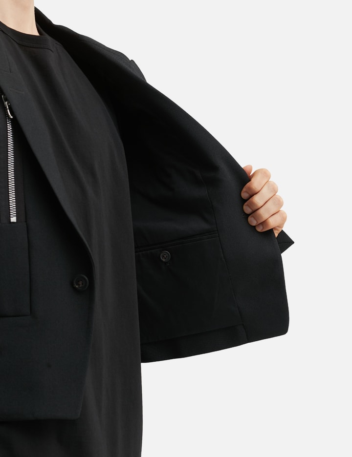 Rick Owens Alice Panelled Jacket In Black