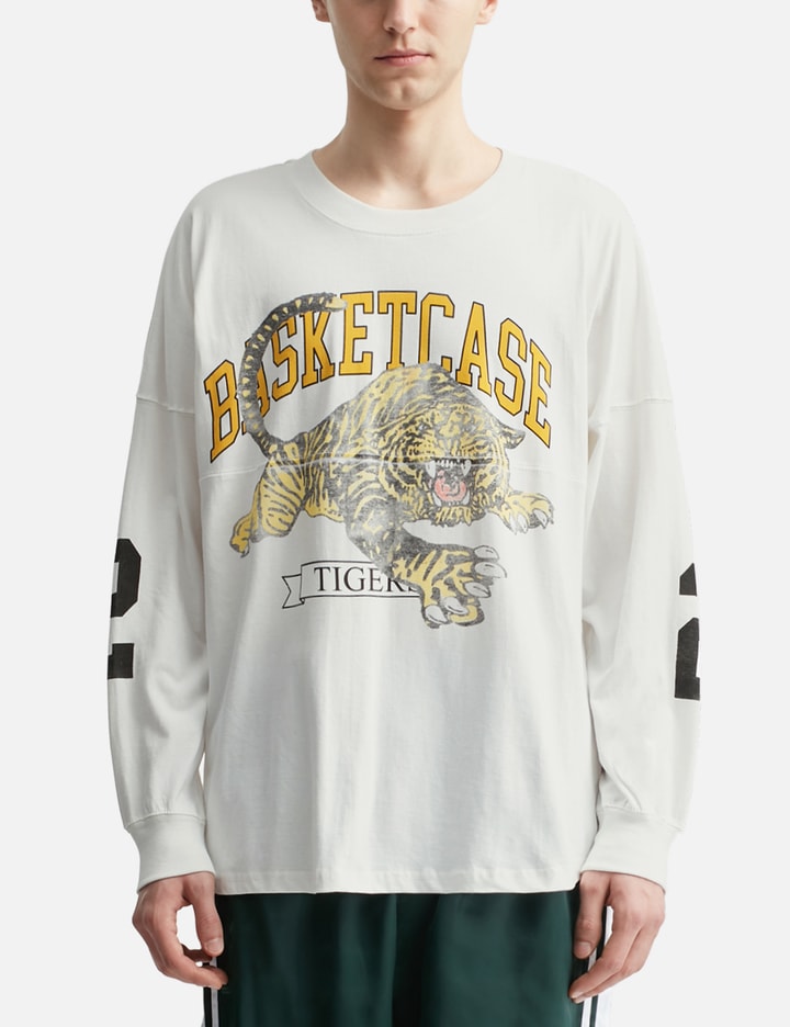 Shop Basketcase Tiger Football Longsleeve T-shirt