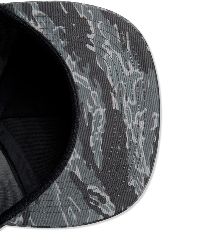 Black Tiger Camo Metal H Snapback Cap Placeholder Image