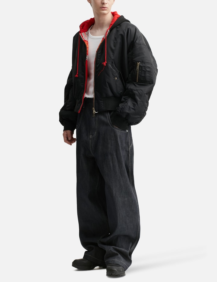 Retro Baggy Denim Pants Placeholder Image