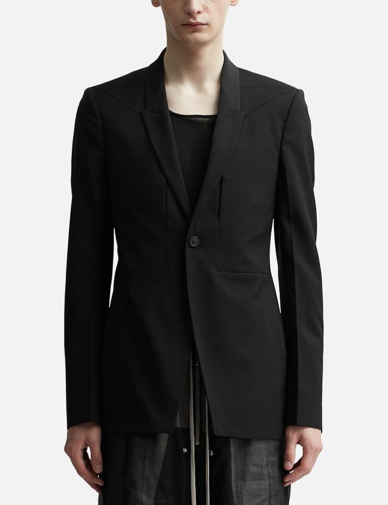 新品 RICK OWENS 22AW SOFT JACKET EXTREME RICK OWENS JACKET FW22 STROBE WOOL SEALED TRENCH \u2013 Young