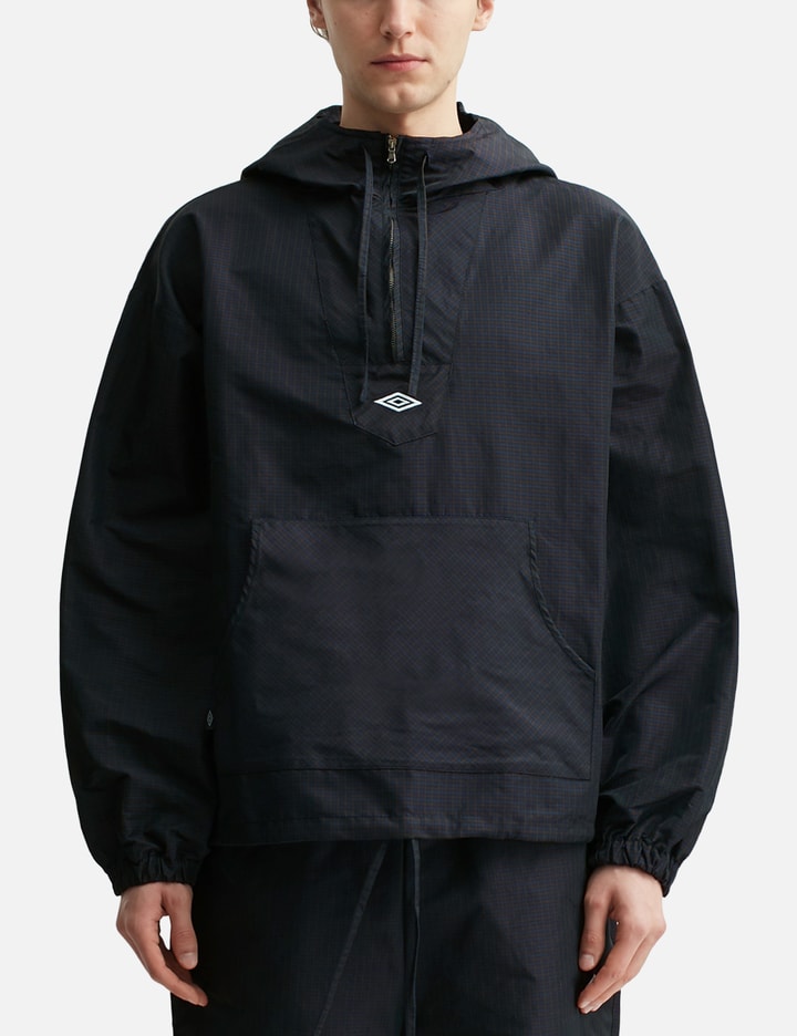 Umbro Check Mask Anorak In Black