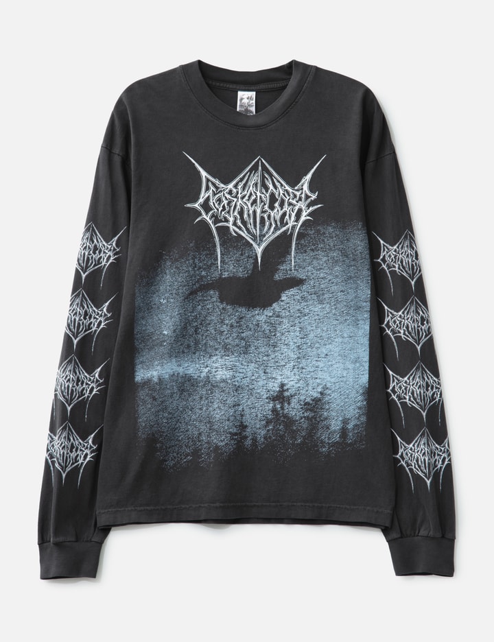 Basketcase Crow Long Sleeve In Gray