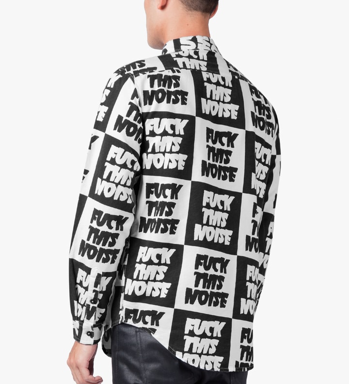 Black/White Fuck This Noise L/S Shirt Placeholder Image