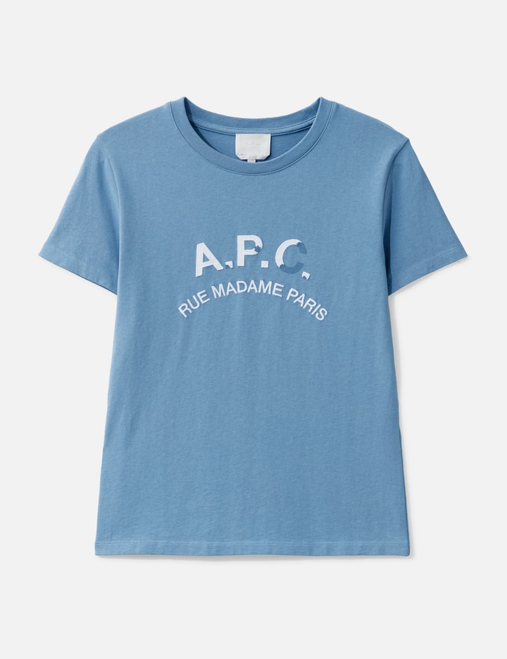 T-Shirt With Vintage-Effect A.P.C. Logo