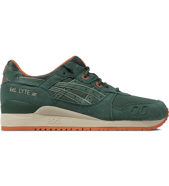 Dark Green Asics Gel Lyte III Sneakers Placeholder Image