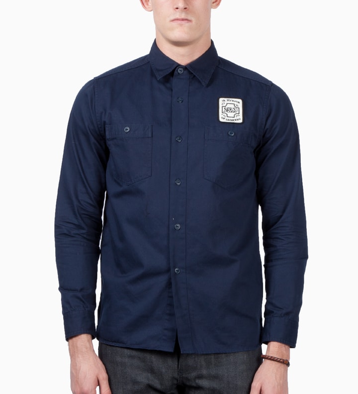 Navy SSDD Herring Bone Shirt Placeholder Image