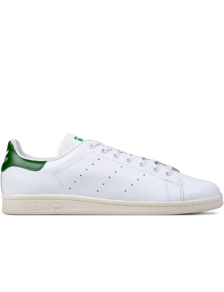 White/Green Stan Smith Sneakers Placeholder Image