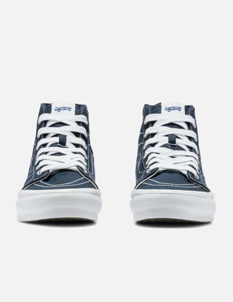 chinese dress ladies Vans Sk8-Hi Slim Zip Leather Men's Shoes Zephyr Blue-Black