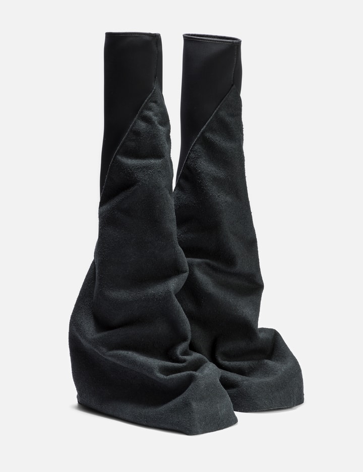 Faux Suede Fetish Boots Placeholder Image