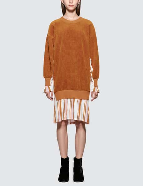 Aalto - Heavy Jersey Dress With Flared Hem | HBX