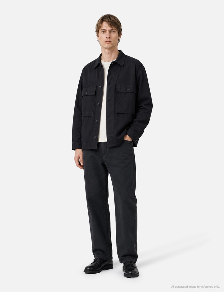 Kaptain Sunshine Cotton Satin Field Shirt Jacket