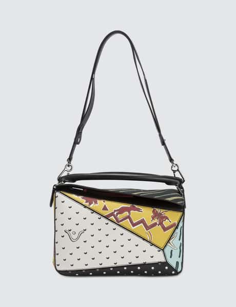 Loewe x Paula's Multicolor Ibiza Mermaid Canvas and Leather Tote Loewe