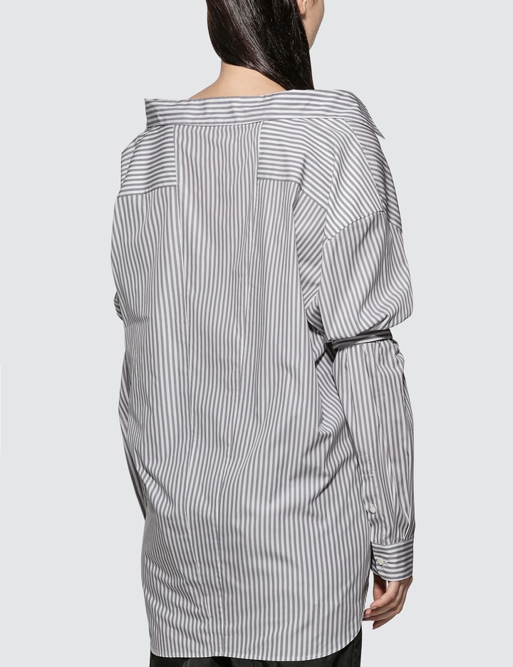 Striped Cotton Poplin Shirt Placeholder Image