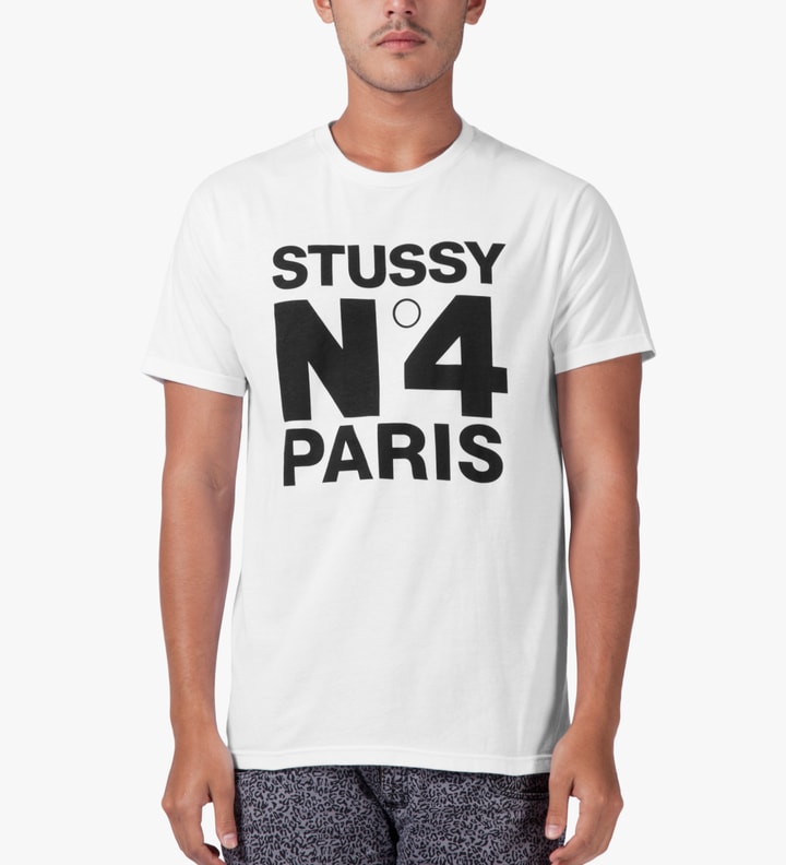 White No.4 Paris T-Shirt Placeholder Image