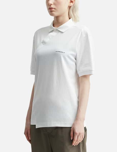 X POST ARCHIVE FACTION (PAF) Diagonal Polo T-Shirt view 18