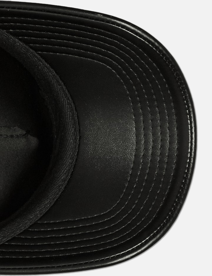 Debossed Vegan Leather 5 Panel Hat Placeholder Image