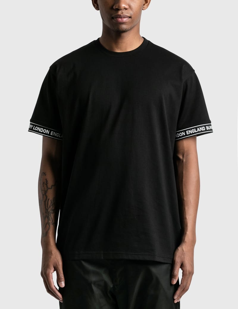 burberry logo tape t shirt