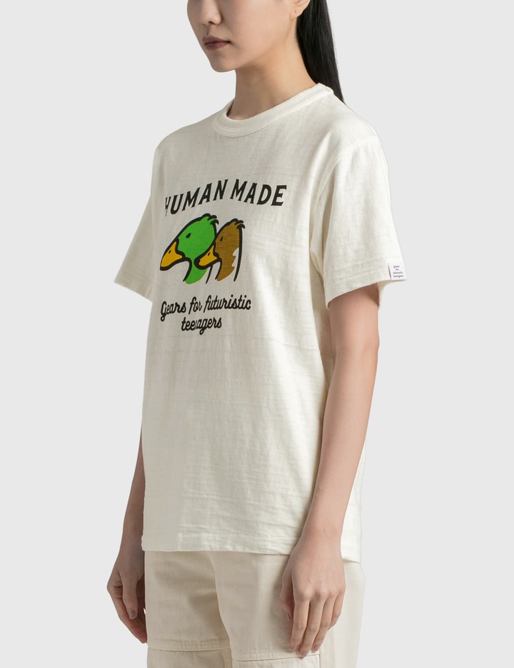 Japanese Human Made T-shirt Men Women 1:1 Green Head Flying Duck T