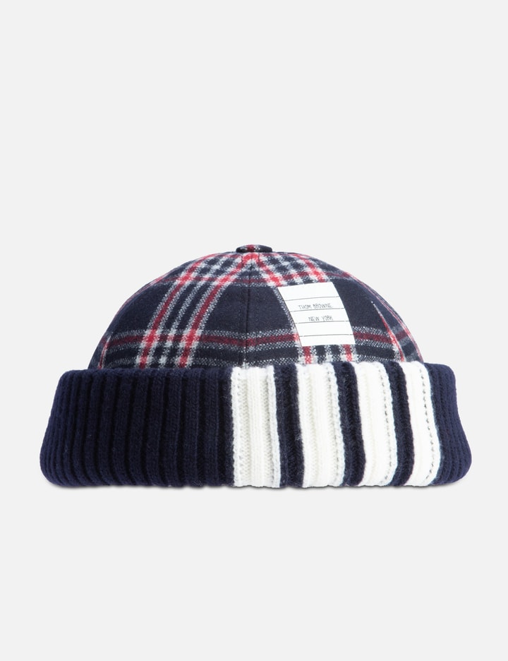 KNIT RIB BRIM HAT IN POW FLANNEL Placeholder Image