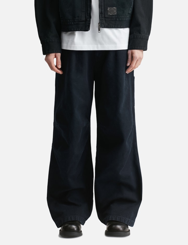 Wooyoungmi 3D Wide Dyed Denim Pants