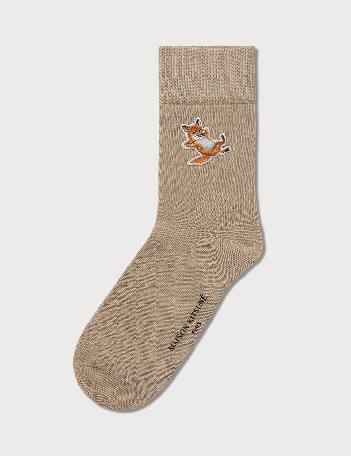 Chillax Fox Patch Socks Placeholder Image