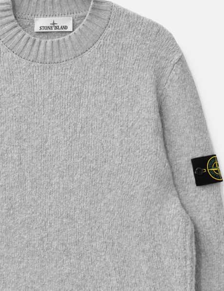 Fancy Yarn Crewneck Jumper With Brushed Texture view 17
