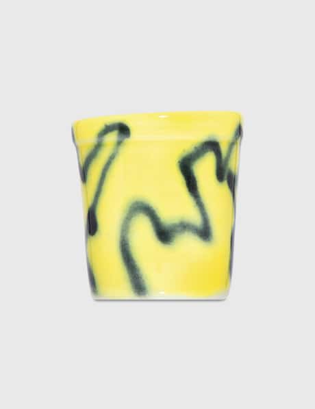 Frizbee Ceramics Shot Glass - Yellow Pizza