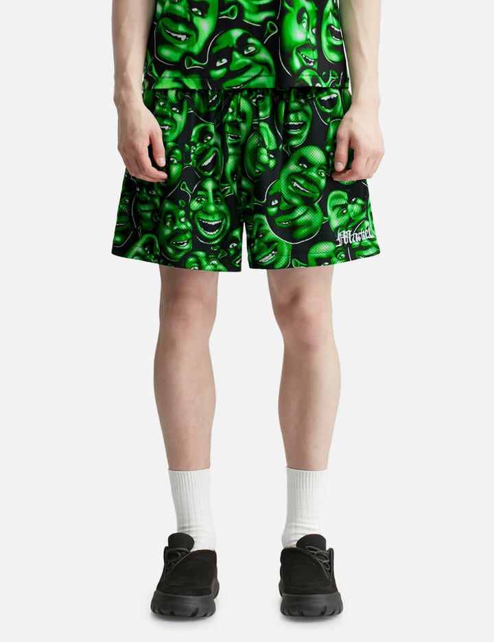 X Shrek AOP Mesh Short view 3