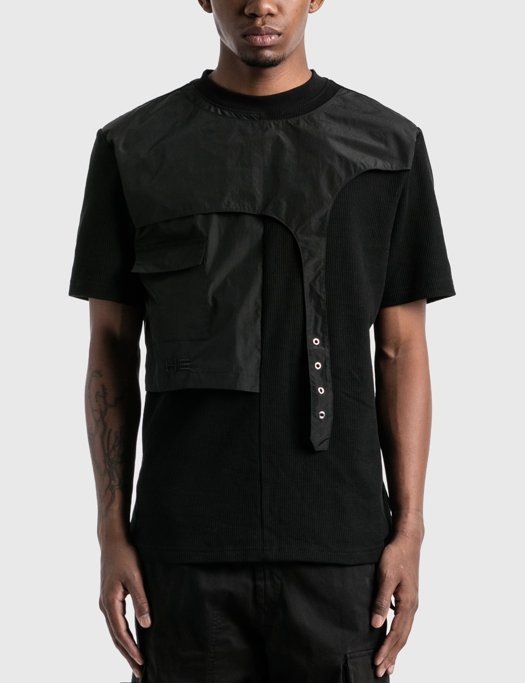 Heliot Emil - Layered T-Shirt With Strap | HBX