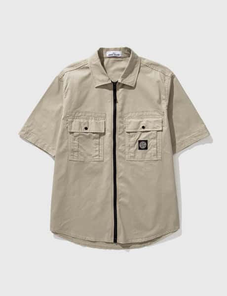 Stone Island SUPIMA® Cotton Twill Stretch Overshirt