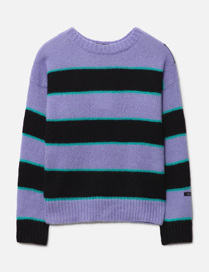 "N" MOHAIR STRIPE KNIT Placeholder Image