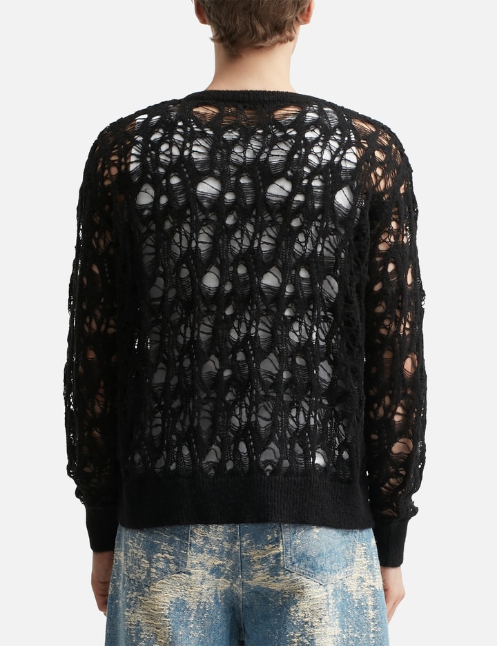 Taakk Lame Mohair Knit In Black