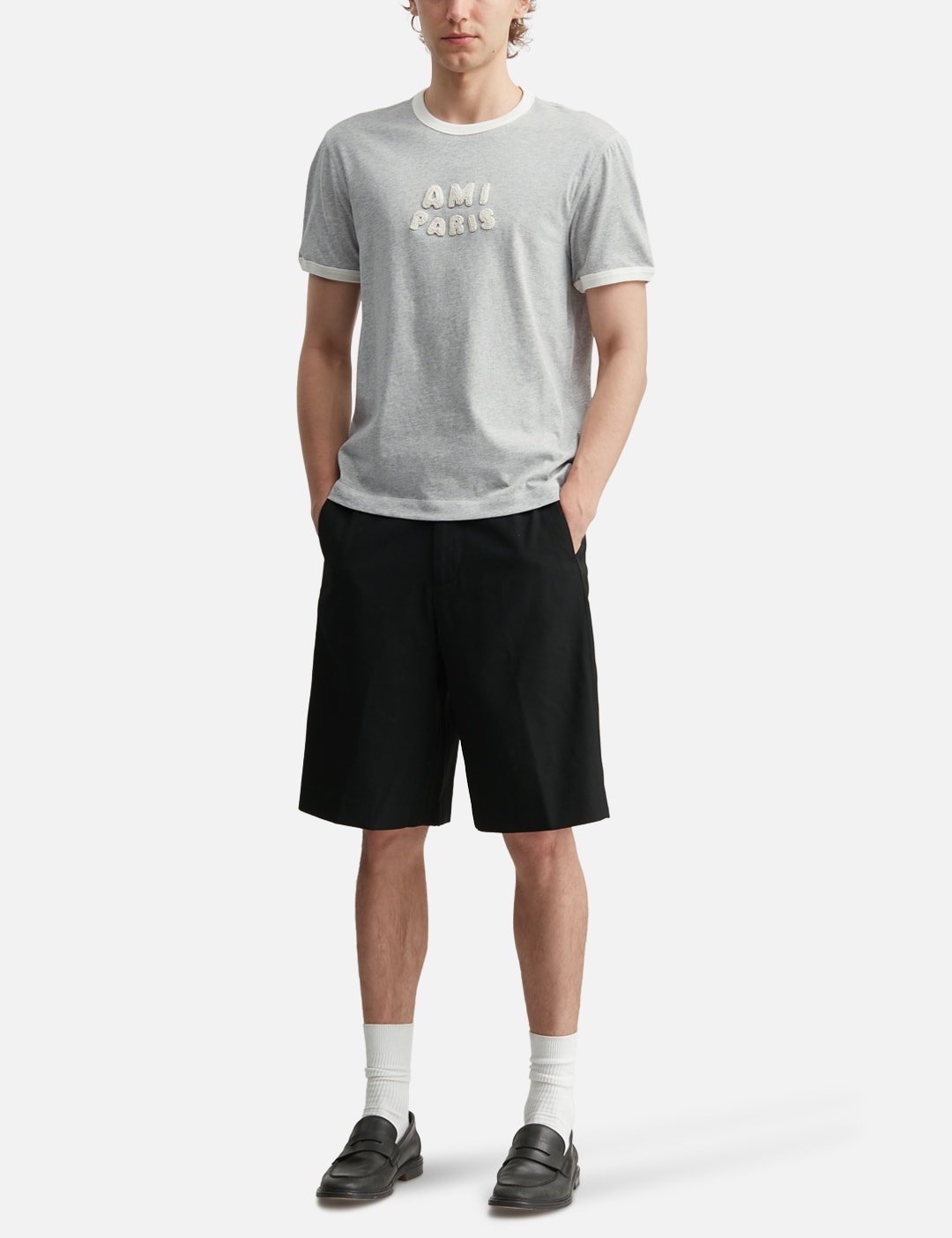 Cotton Ami Paris Knitted Patch T-Shirt view 15