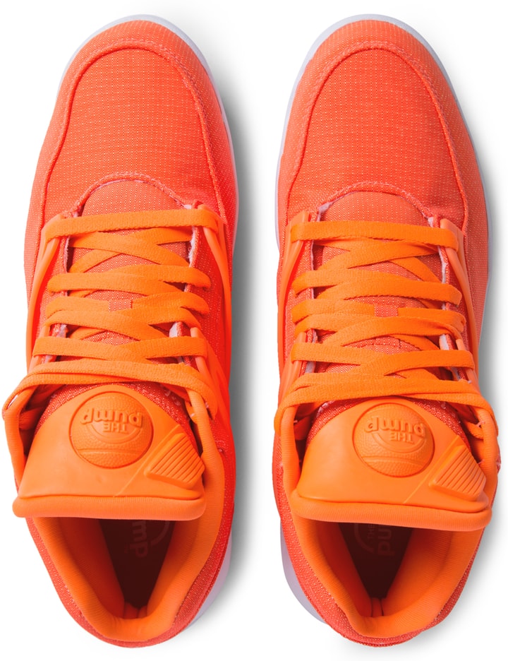 Orange Pump Omni Lite Tech Sneakers Placeholder Image