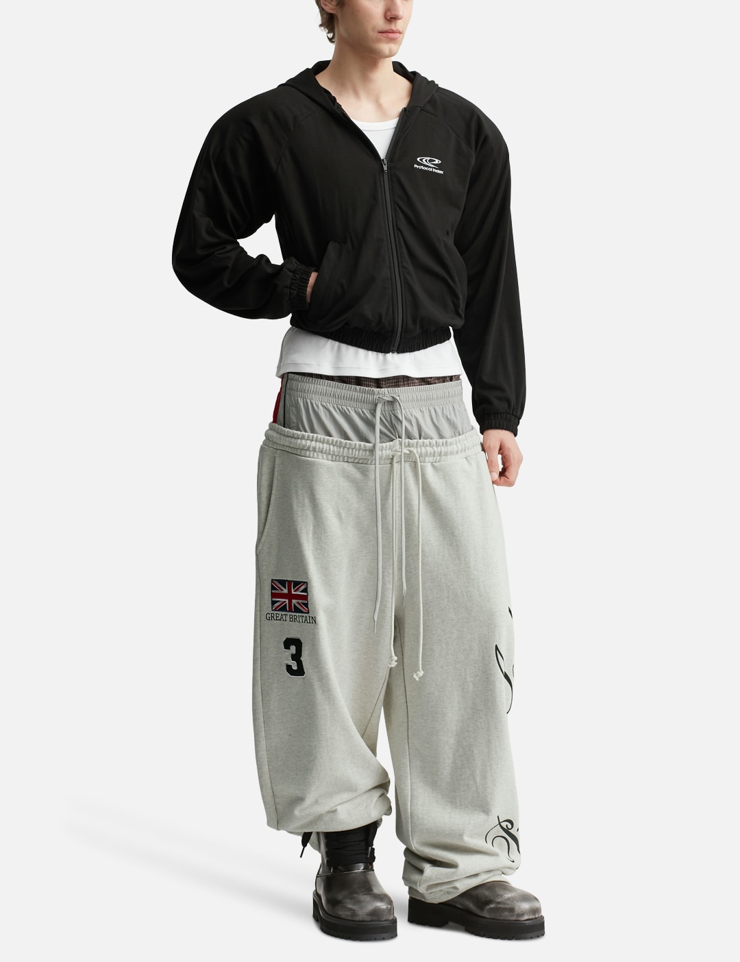 Atheleisure Cotton Zip Hoodie view 20