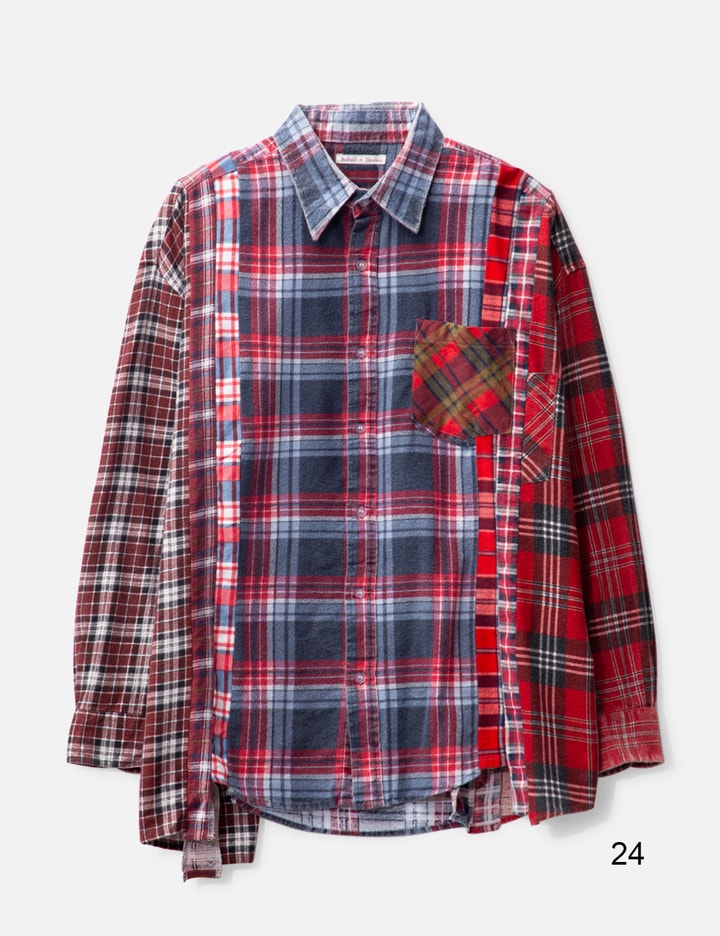 7 Cuts Wide Flannel Shirt Placeholder Image