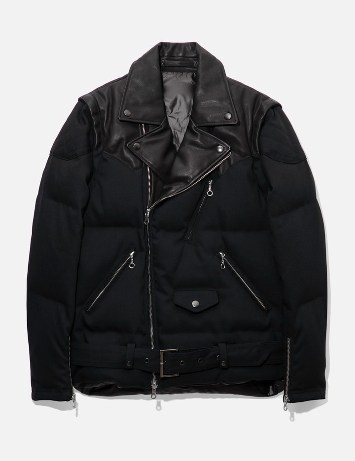 Miharayasuhiro Mihara Yasuhiro Leather Down Jacket In Black