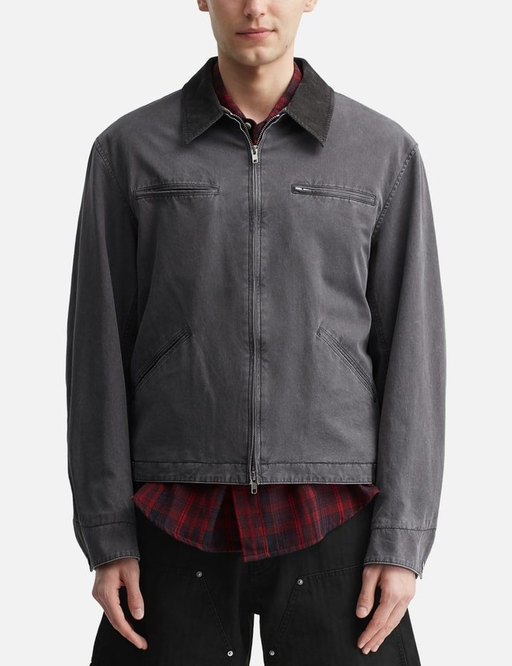 Garment Washed Zip Work Jacket Placeholder Image