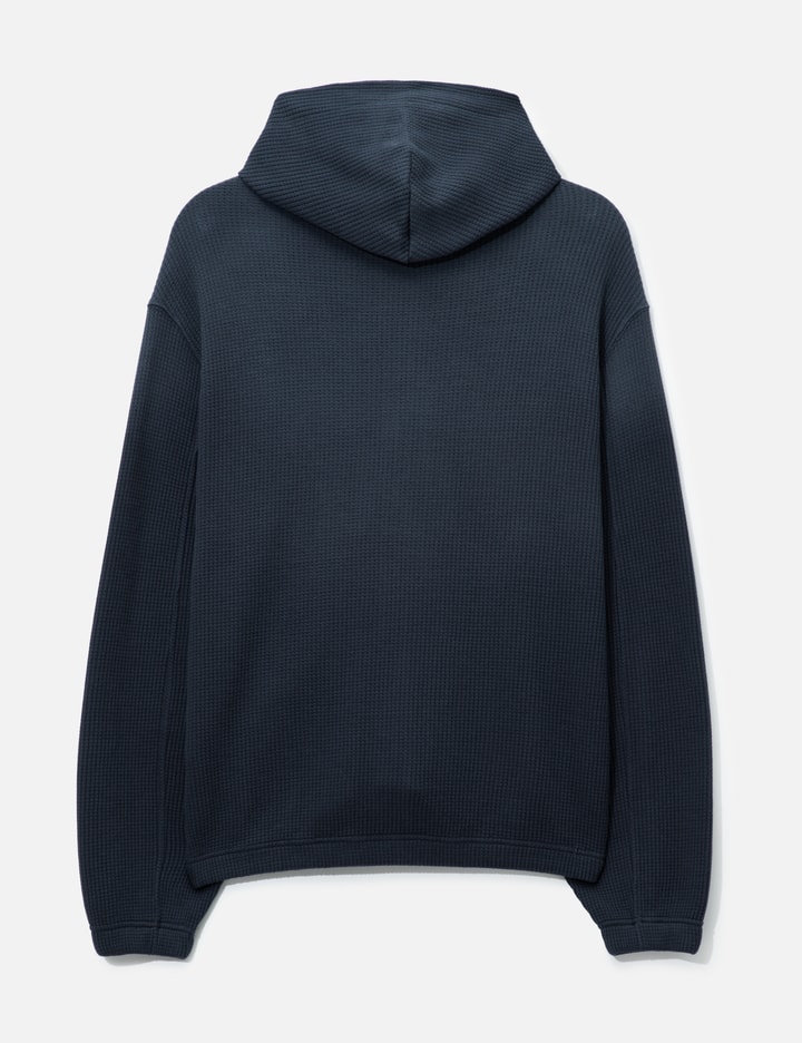 Bee Sun Faded Organic Waffle Zip Up Hoodie