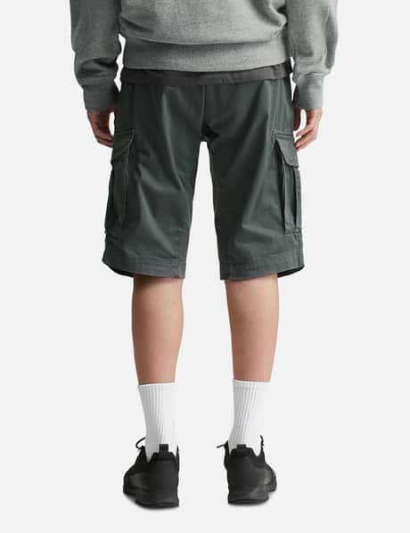 Bermuda Cargo In Satin Stretch view 12