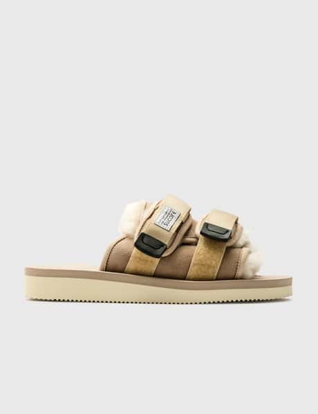 Suicoke Moto Cab Toga Sandals Woman Black in Leather - Size: 5