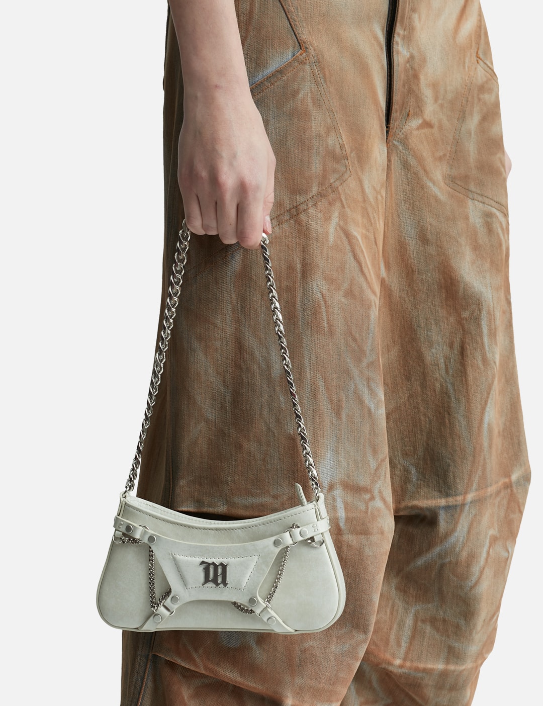 LEATHER FETISH SHOULD BAG view 18