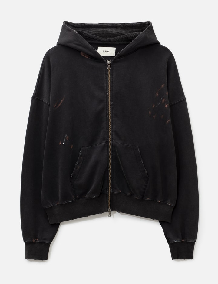 O. Files Destroyed Worker Zip Hoodie