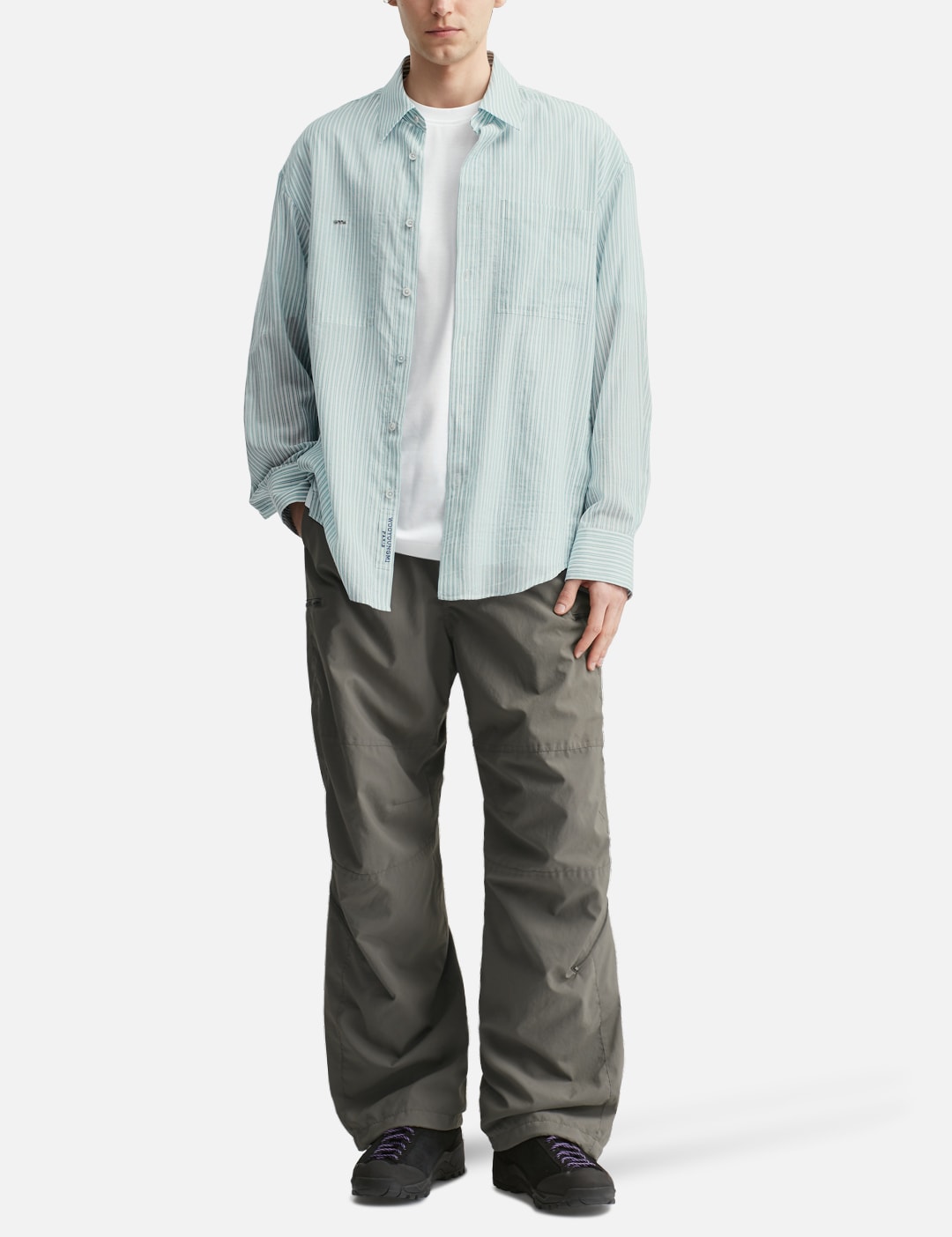Logo Pocket Stripe Shirt view 15