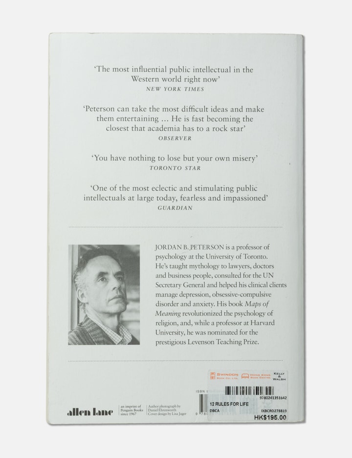 12 Rules For Life: An Antidote To Chaos Placeholder Image